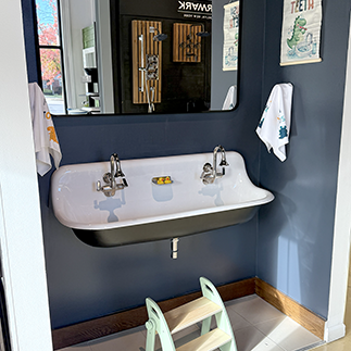 Think Outside the Vanity: A Fun, Space-Saving Sink Solution for Kids’ Bathrooms
