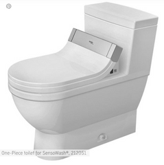 Starck 3 One Piece Toilet with Sensowash 212051, 610001