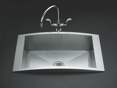 Swerve Top Mount Single Bowl Sink K-3153-NA